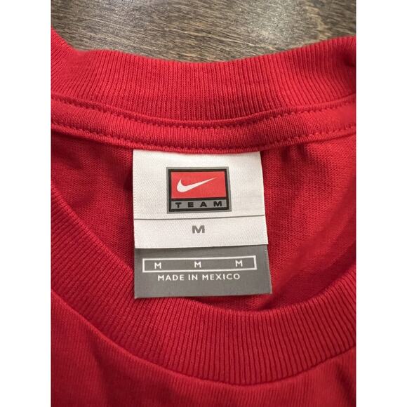 Vintage Nike Mens Red Special Olympics Oregon Be A Fan T-shirt Size M MEDIUM - Picture 6 of 9